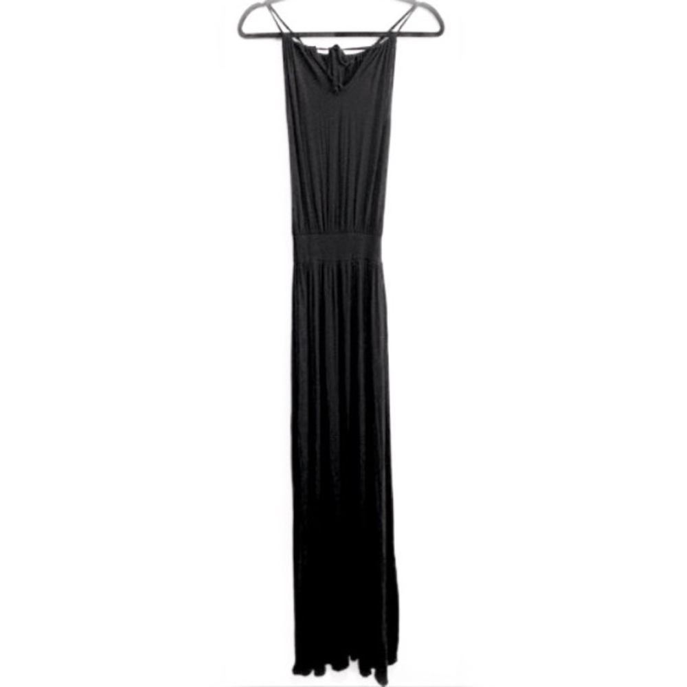 ALLOY Apparel Black Halter Maxi Dress